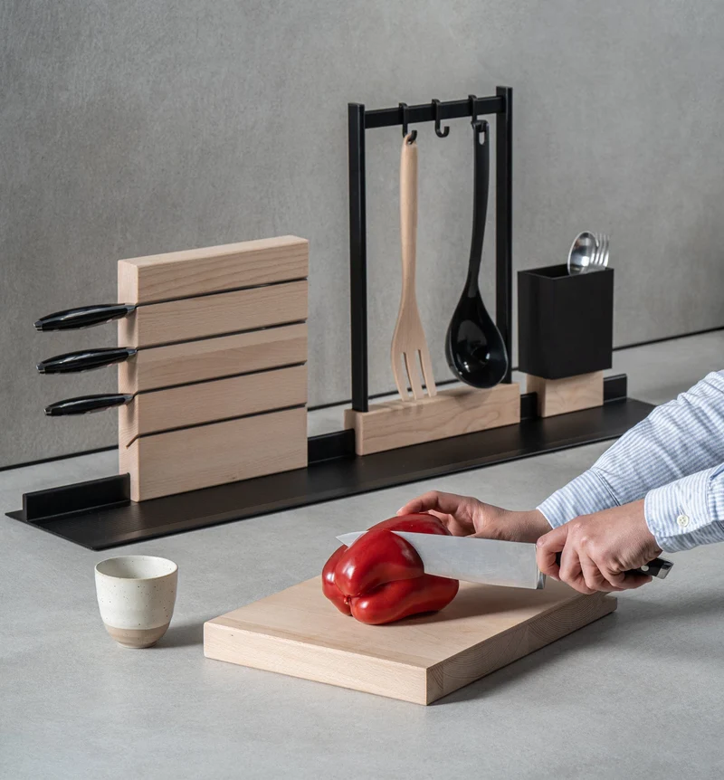 Tray sistema free-standing di accessori