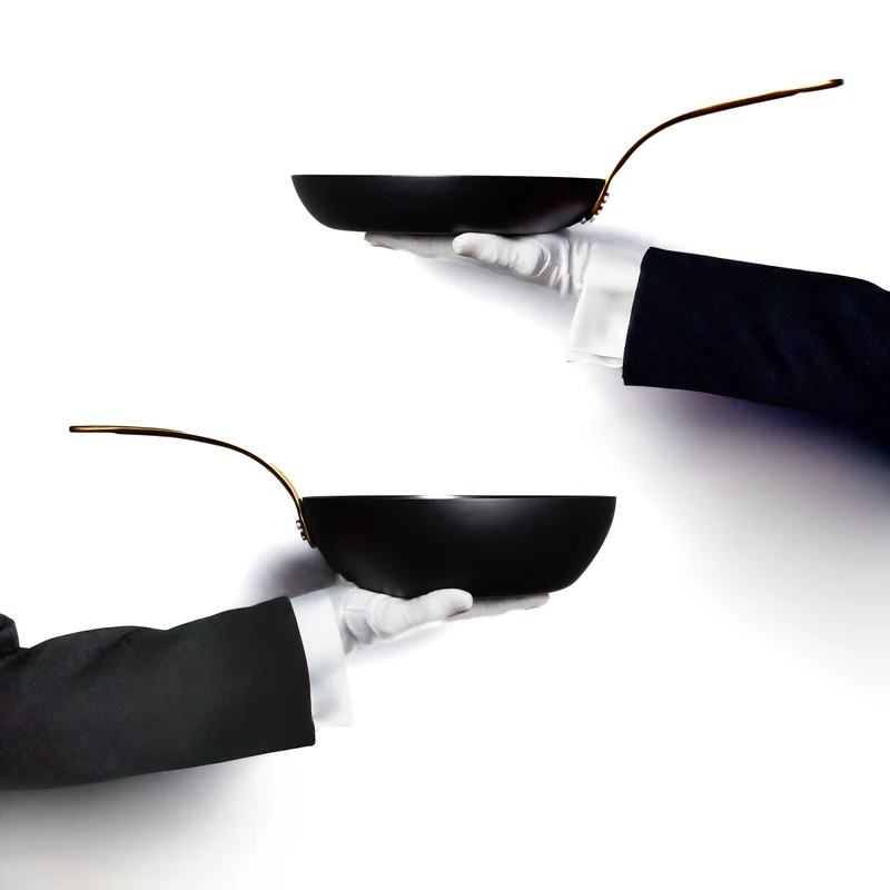 Set NeroSteel Padella e Wok