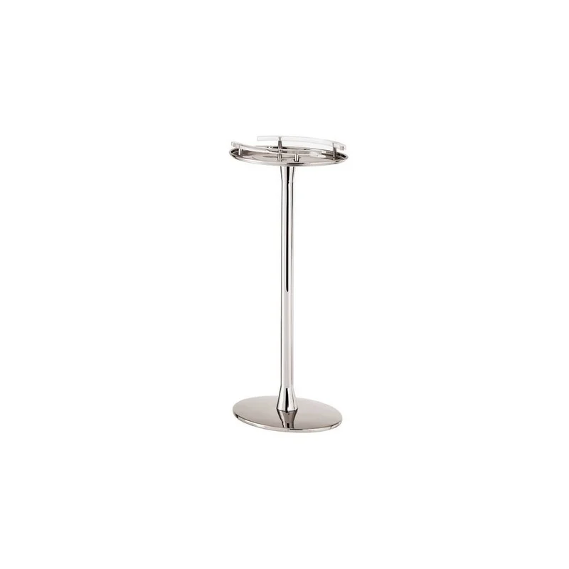61.8 cm - Bamboo Colonna Secchiello Portabottiglie In Acciaio Inox
