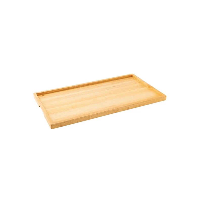 61.0x32.7 cm - Radici Vassoio Rettangolare In Legno Di Gomma