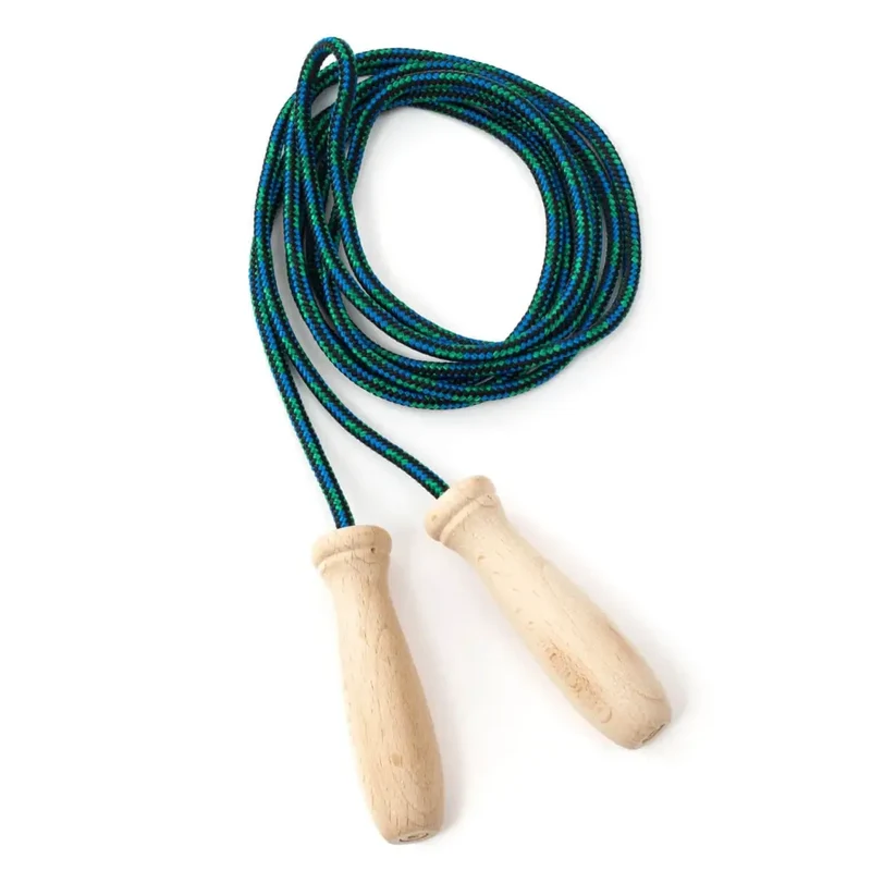 Wooden Handle Cotton Skipping Rope 230 cm