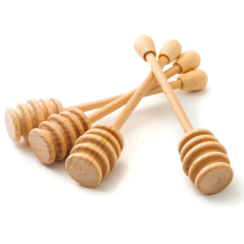 Beechwood Honey Spoons Set of 4