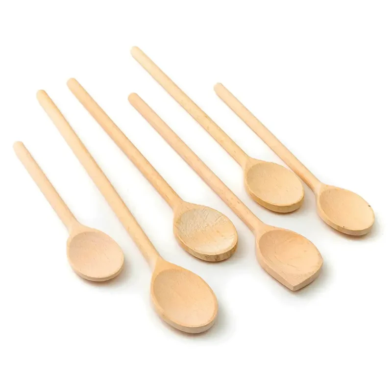 Beechwood Spoon Set 6 Pieces