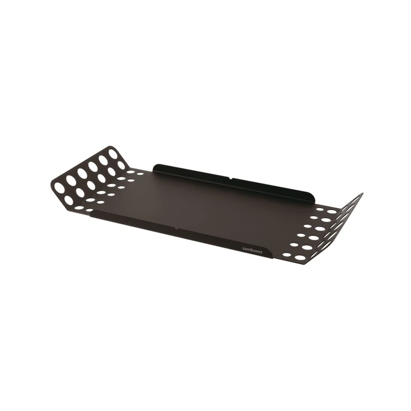 46.5x20.5 cm - Radici Vassoio Rettangolare In Acciaio Inox