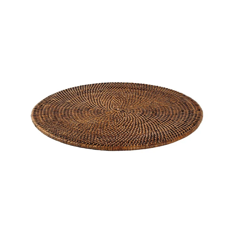 40 cm - Radici Tovaglietta Tavola Rotondo In Rattan
