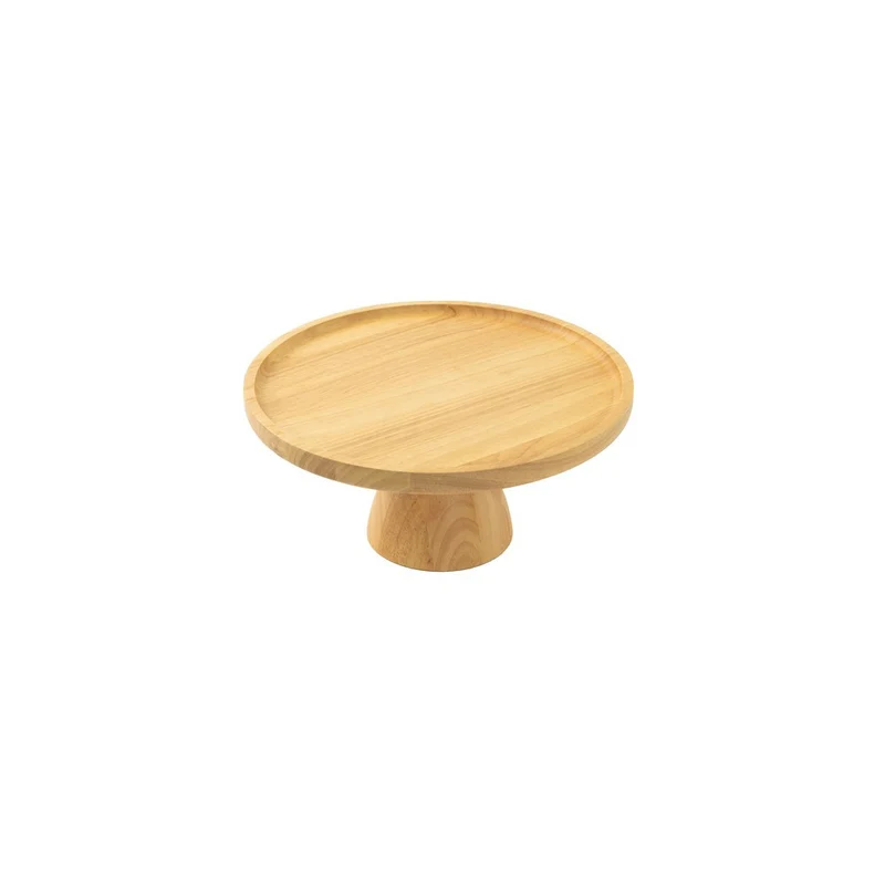 30 cm - Radici Alzata Rotonda In Legno Di Gomma
