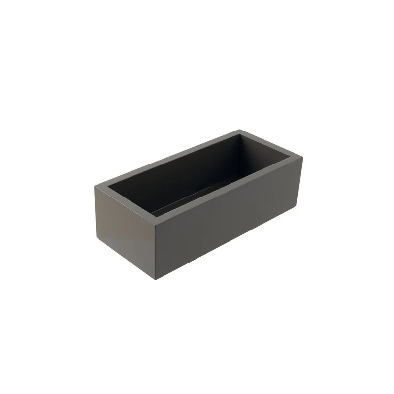 26.5x12.0 cm - Radici Contenitore Rettangolare In Legno Laminato