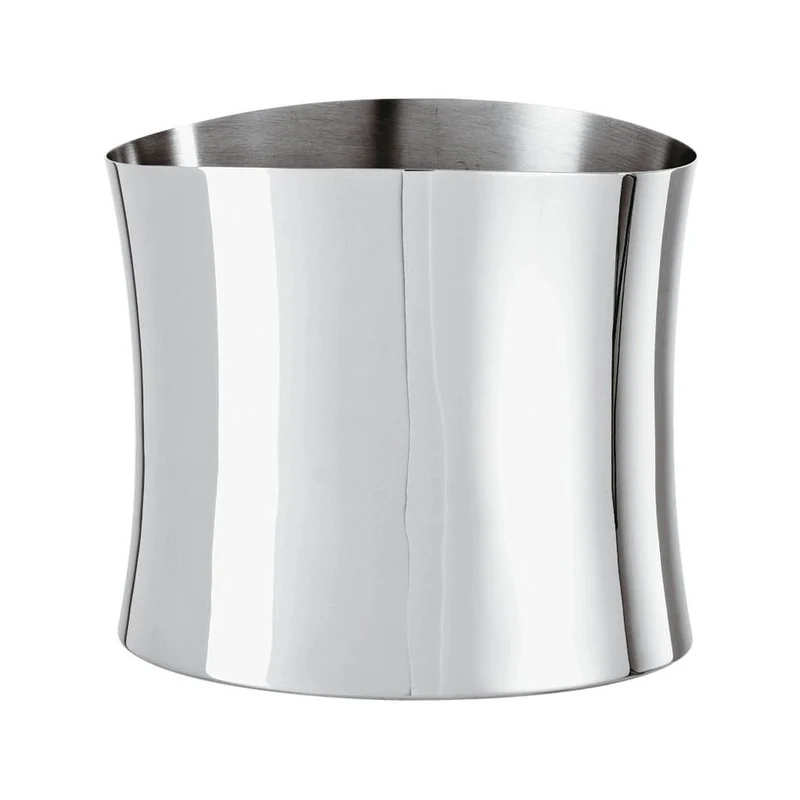 24.0x19.5 cm - Bamboo Secchiello Portabottiglie In Acciaio Inox