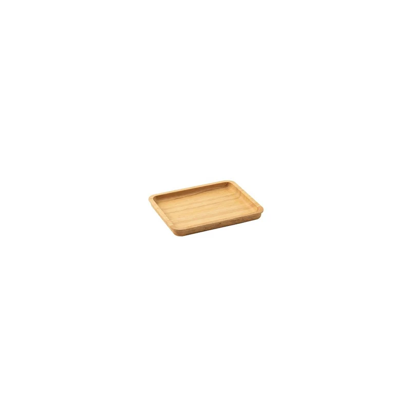 19.8x16.2 cm - Radici Inserto Vassoio Rettangolare In Legno Di Gomma