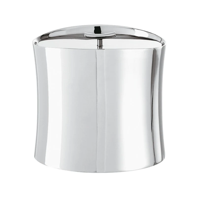 16.4x12.7 cm - Bamboo Secchiello Ghiaccio In Acciaio Inox