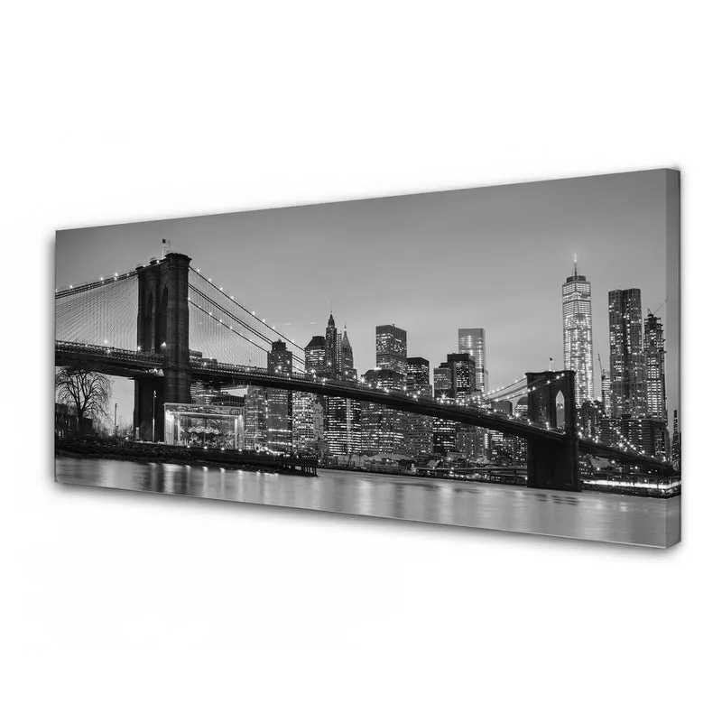 Quadro Moderno su Tela per Soggiorno e Camera da Letto 40x120 cm Il Gruppone