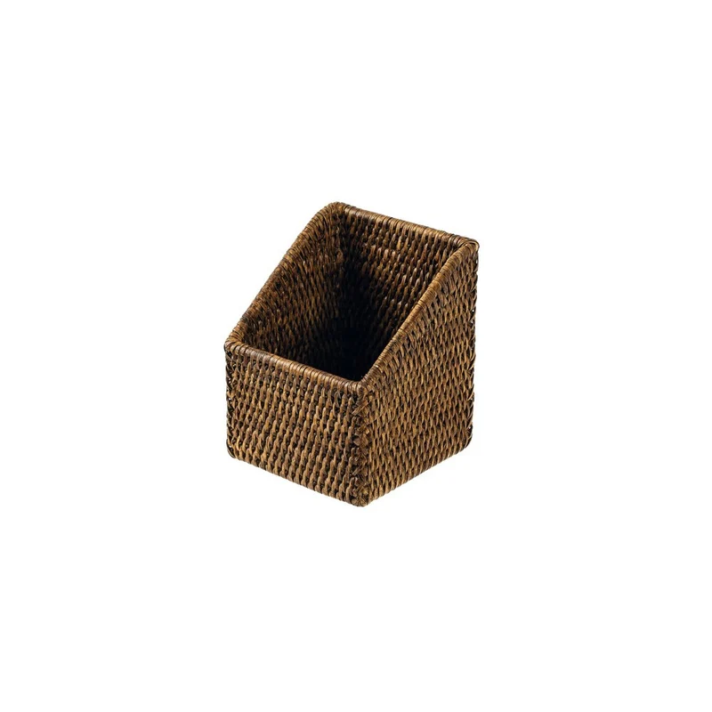 11.0x11.0 cm - Radici Contenitore Obliquo In Rattan