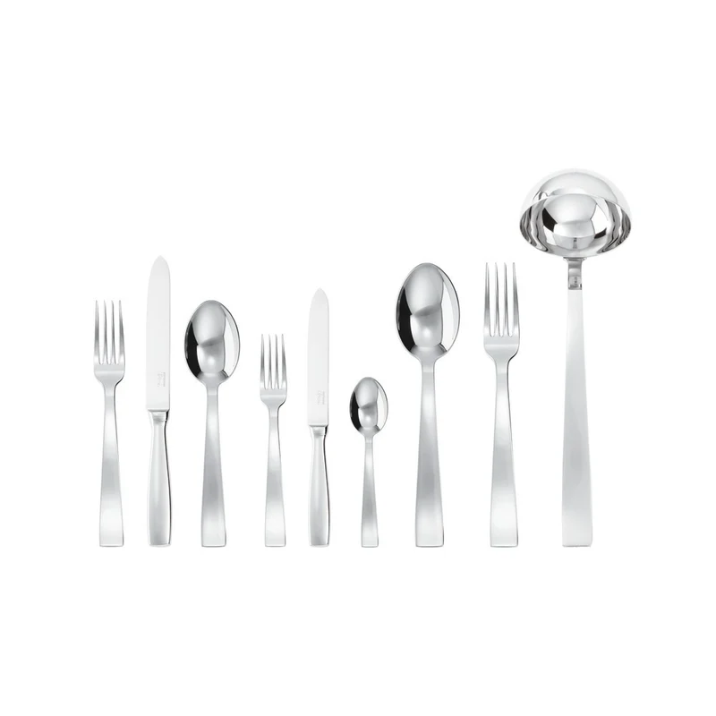 Gio Ponti Servizio Tavola In Acciaio Inox - Set 75 Pz