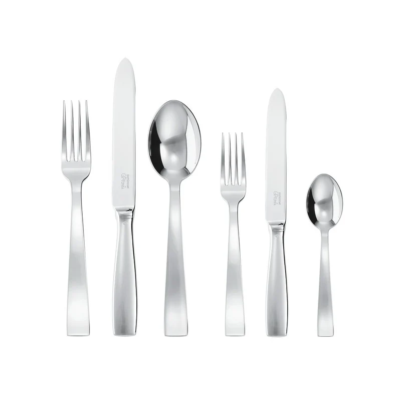 Gio Ponti Servizio Tavola In Acciaio Inox - Set 36 Pz