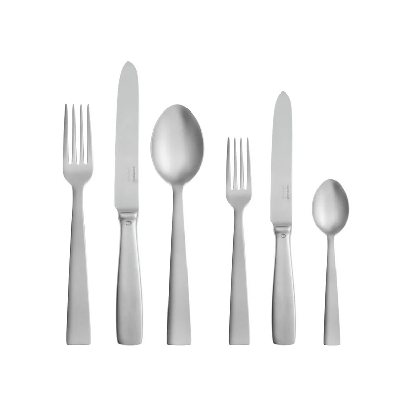 Gio Ponti Servizio Tavola In Acciaio Inox - Set 72 Pz