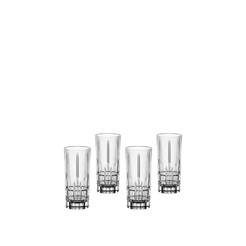 5.2 cl - Perfect Serve Collection Bicchiere Shot In Vetro Cristallino - Set 4 Pz