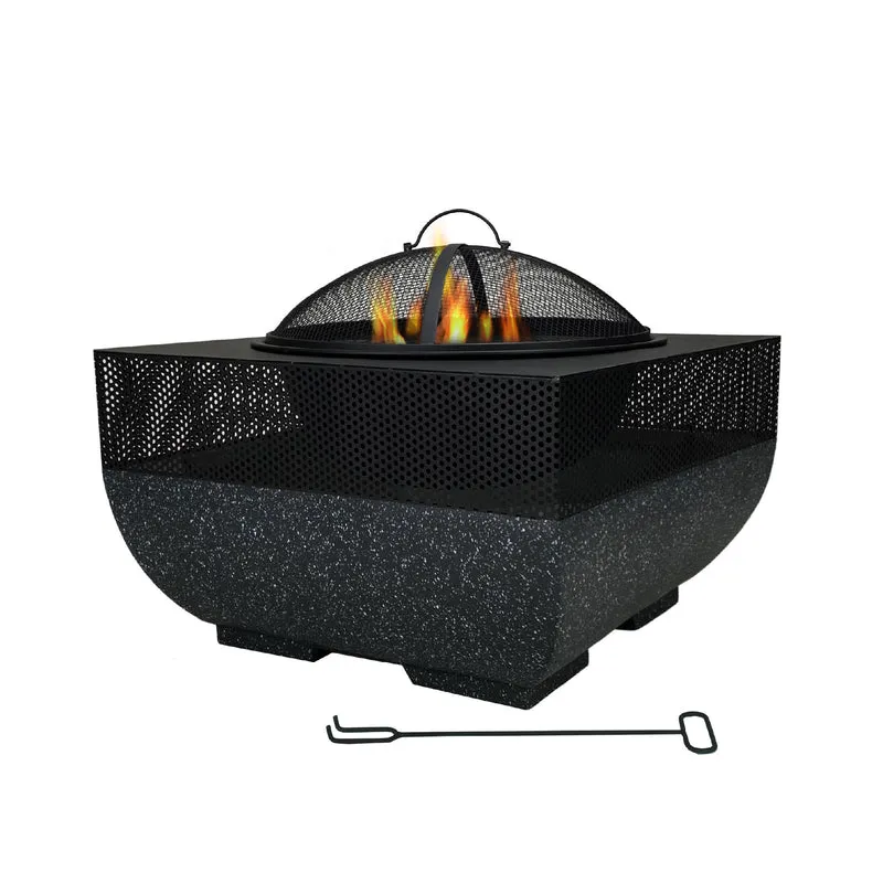 Braciere BBQ 2 in 1 da Esterno – Scalda e Cucina con Griglia Inclusa in Acciaio Il Gruppone