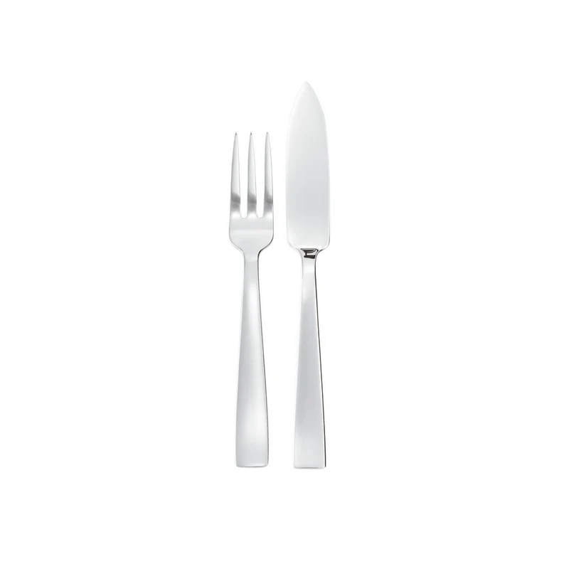 Gio Ponti Servizio Posate Pesce In Acciaio Inox - Set 24 Pz