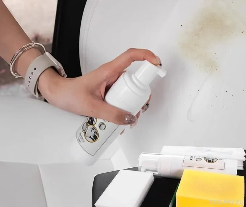 150ml PU pjena za čišćenje kože za Teslu Model 3 / Y/ S / X Komplet za bijeli interijer