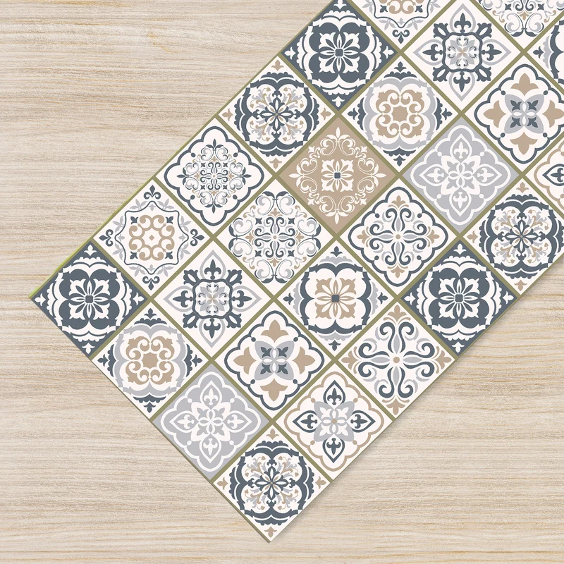 Passatoia made in italy antiscivolo Piastrelle Beige Il Gruppone
