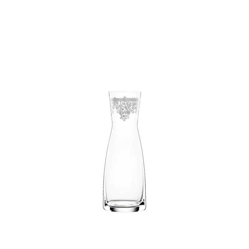 1 Lt - Arabesque Caraffa In Vetro Cristallino