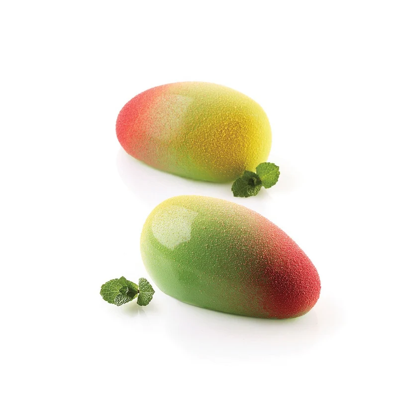 6 Forme - Mango 130 Stampo Dolci Frutta Realistica In Silicone Cutter Incluso