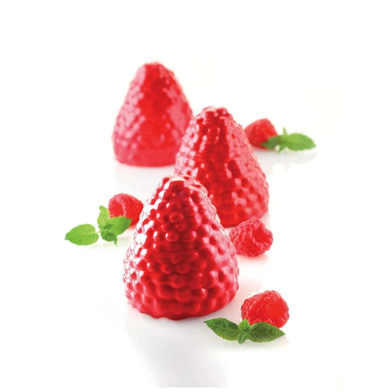 5 Forme - Mora e Lampone 110 Stampo Dolci Frutta Realistica In Silicone Cutter Incluso