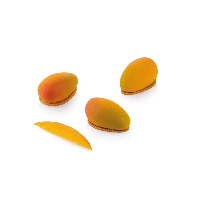 16 Forme - Mango 30 Stampo Dolci Frutta Realistica In Silicone Cutter Incluso
