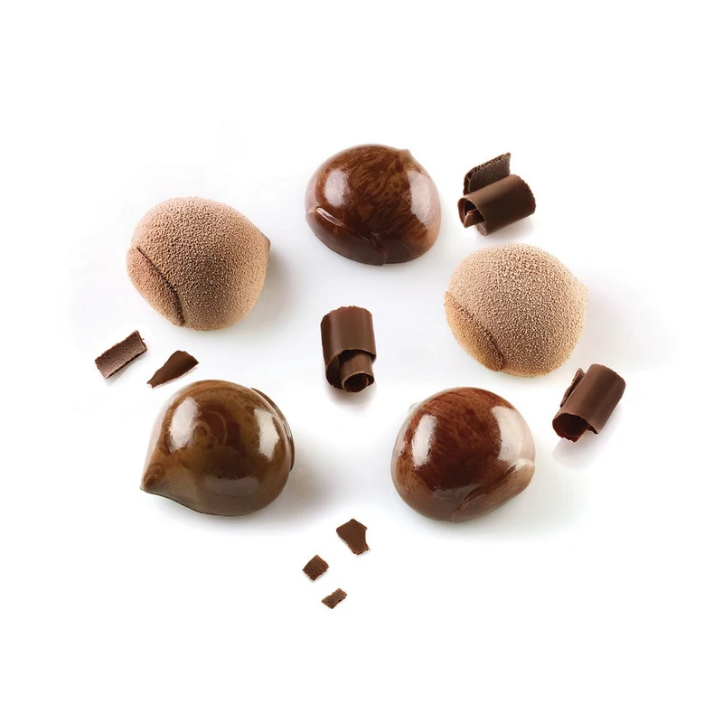 15 Forme - Marron Glacè 30 Stampo Dolci Frutta Realistica In Silicone Cutter Incluso