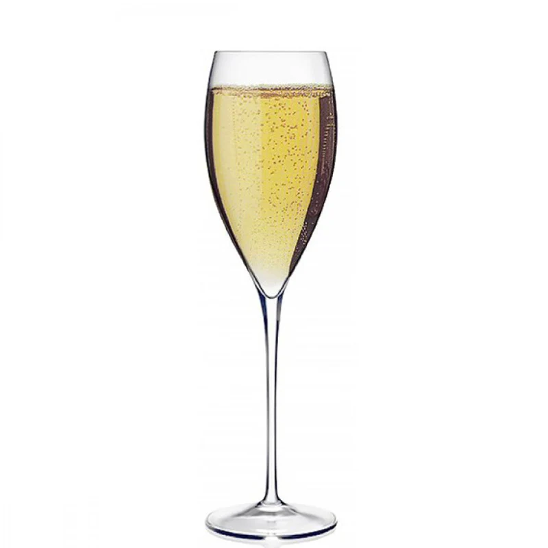 32 cl - Magnifico Calice Flute in Vetro - Set 4 Pezzi