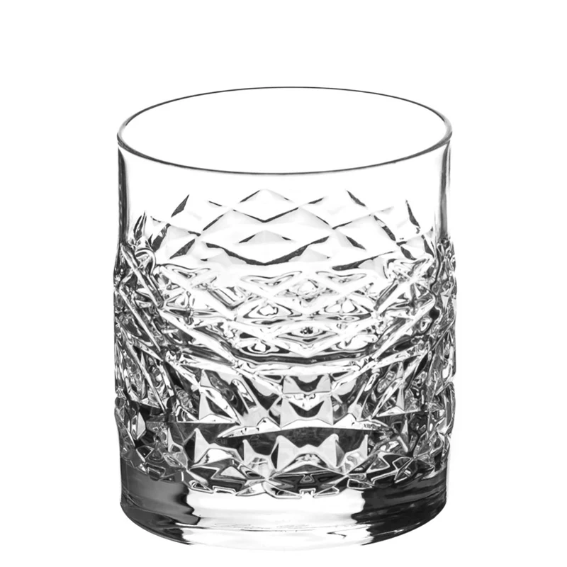 38 cl - Mixology Bicchiere Whisky in Vetro - Set 4 Pz