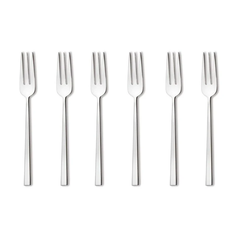 Rock Forchettina Dolce In Acciaio Inox - Set 6 Pz