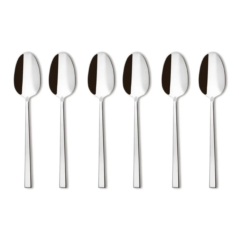 Rock Cucchiaini Caffè In Acciaio Inox - Set 6 Pz