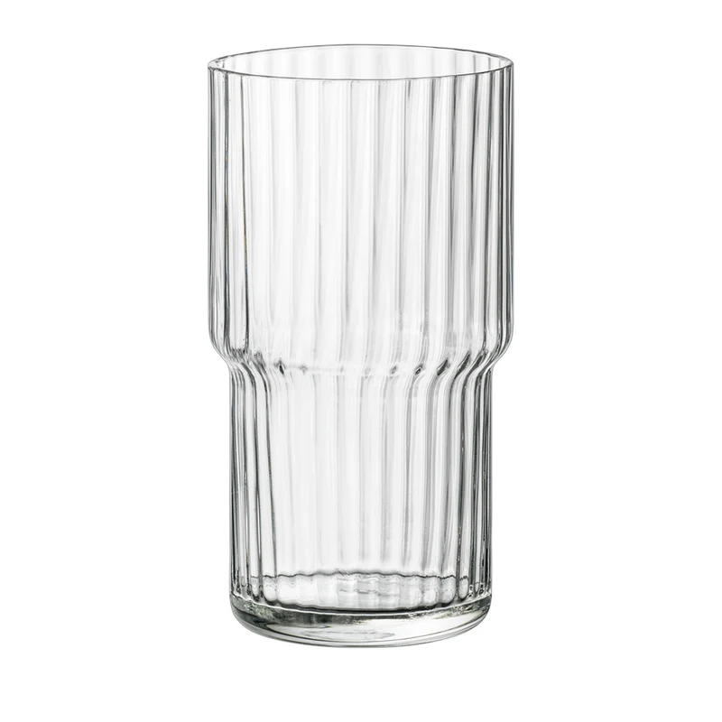 44 cl - Exclusiva Long Drink Bicchiere Cocktail Impilabile In Vetro - Set 12 Pz