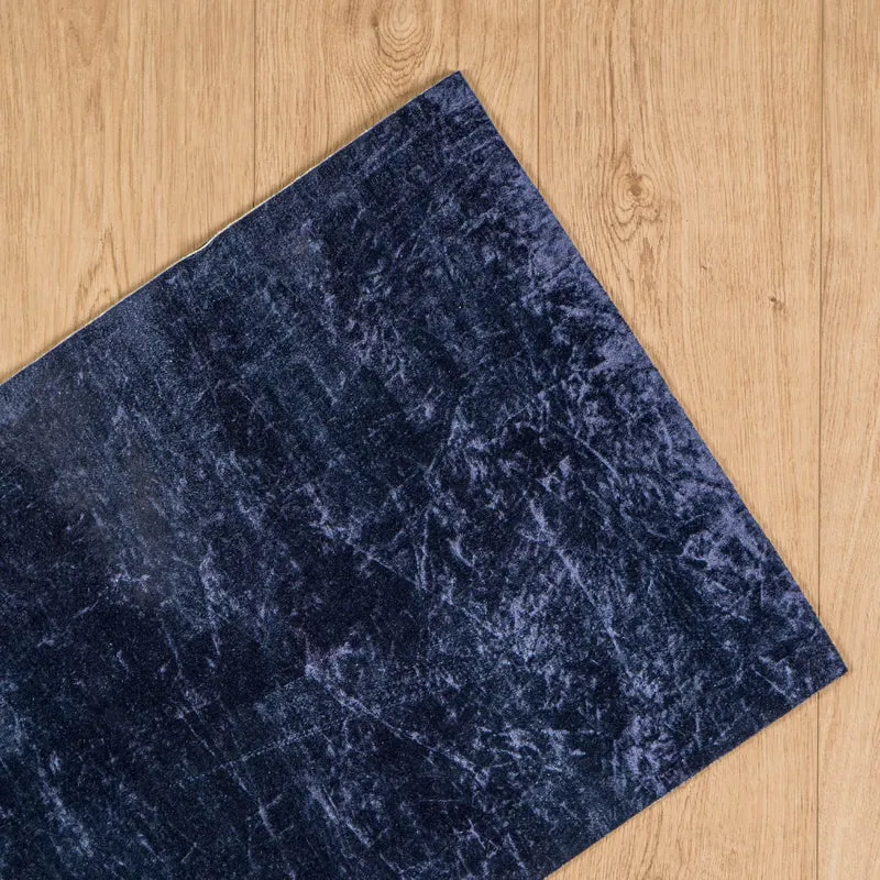 Tappeto passatoia made in Italy Antiscivolo in Velluto Blu Il Gruppone