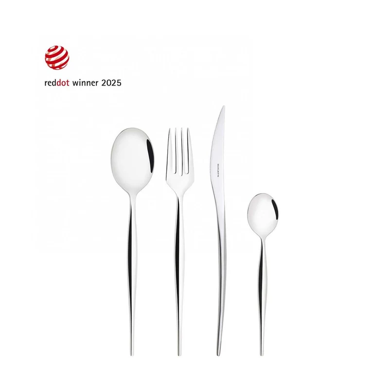 Natura Servizio Posate In Acciaio Inox 18/10 - Set 24 Pz