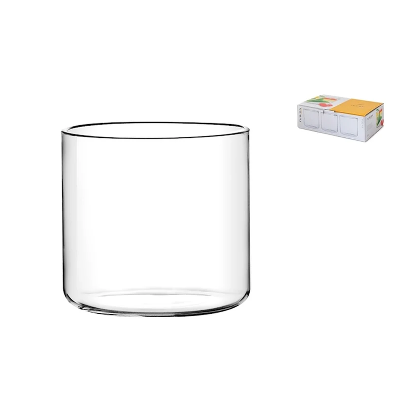 30 cl - Fusion Bicchiere Vino In Vetro Borosilicato - Set 6 Pz
