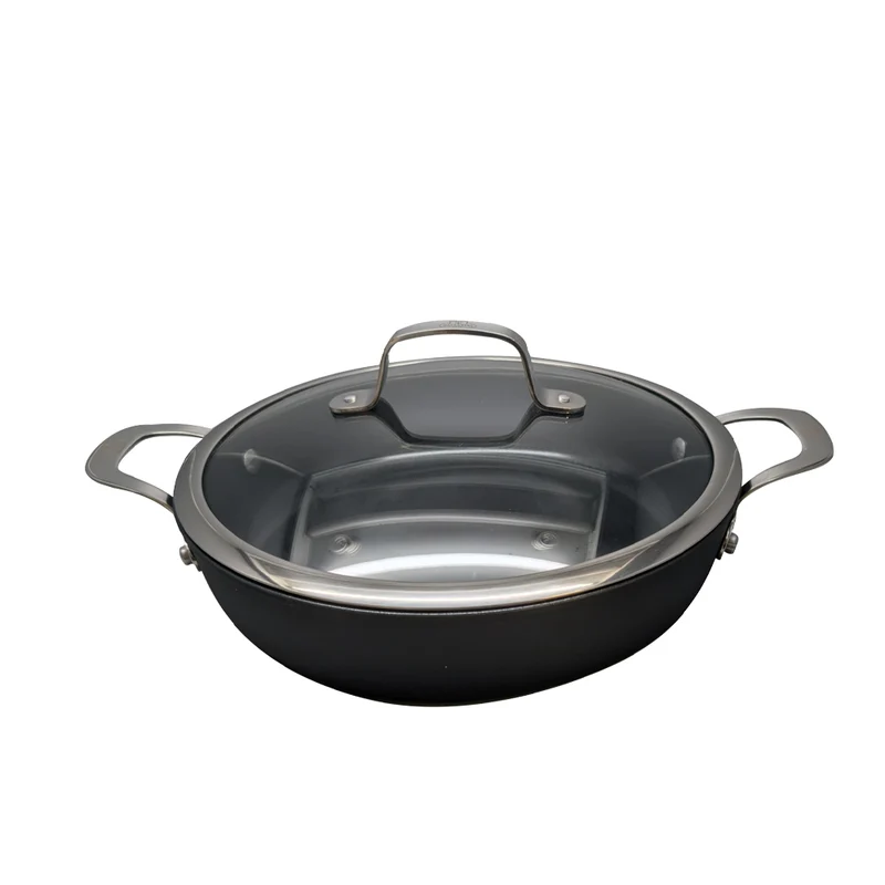 Alba Tegame Basso Antiaderente Ceramico In Alluminio Con Coperchio