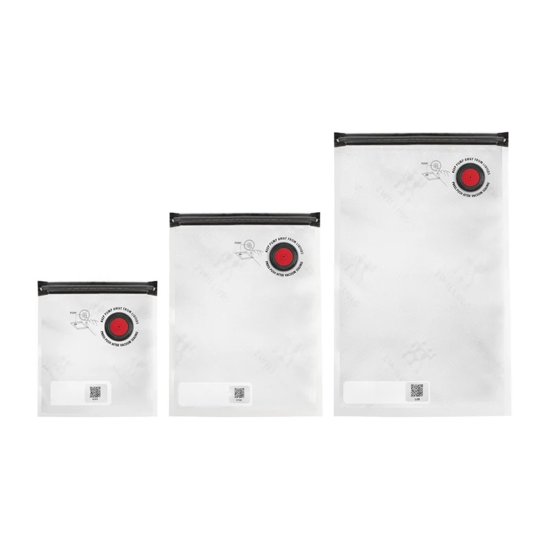 Fresh & Save Set Sacchetti Per Sottovuoto In Plastica - Set 10 Pz
