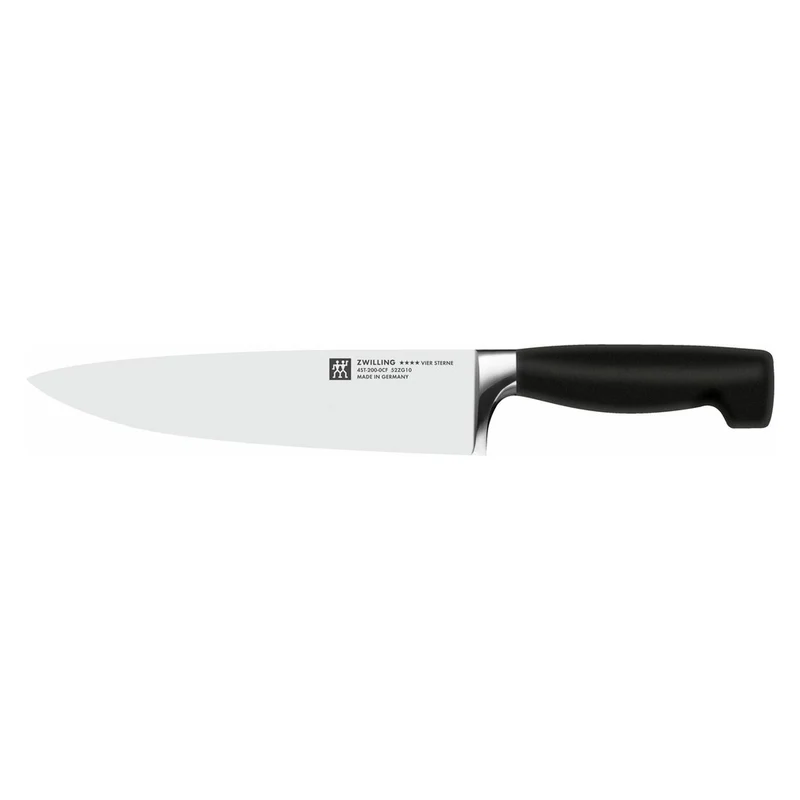 20 cm - 4 Stars Coltello Chef In Acciaio Inox