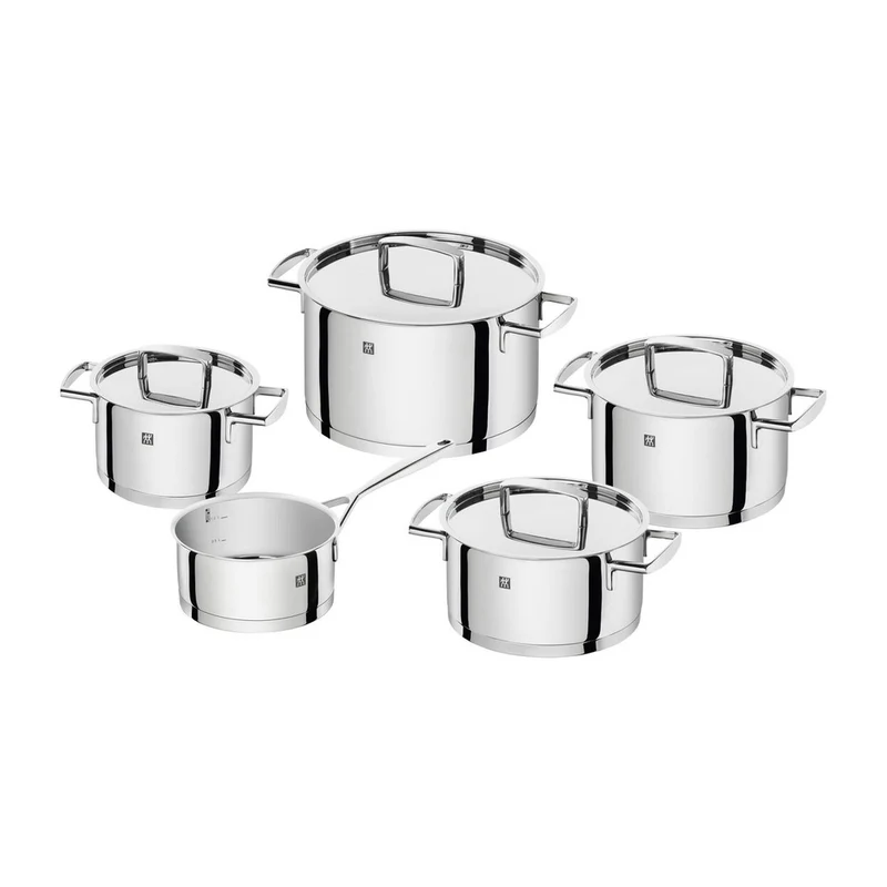 Passion Batteria Pentole In Acciaio Inox 18/10 - Set 5 Pz
