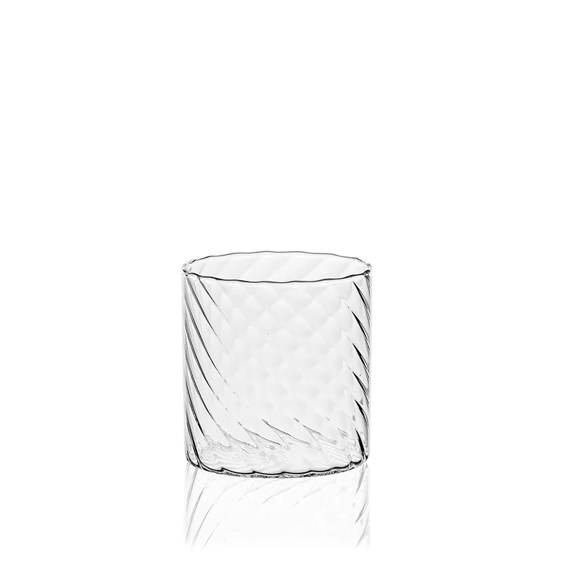 41 cl - Twist Bicchiere Cocktail Tumbler Soffiato a Bocca In Vetro Borosilicato - Set 6 Pz