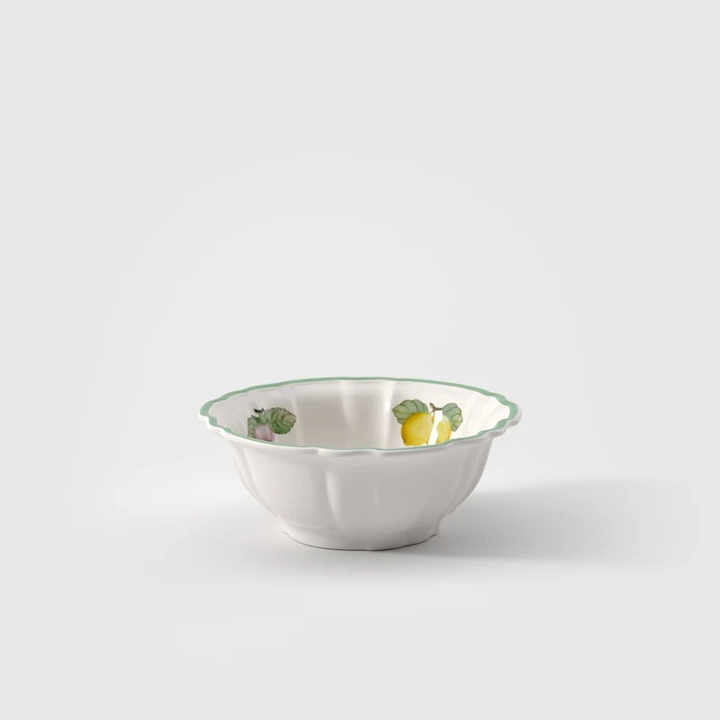 47 cl - French Garden Fleurence Insalatiera In Porcellana Premium - Set 4 Pz