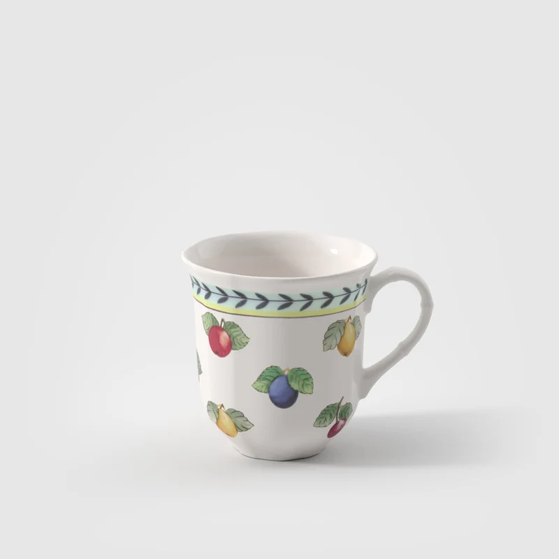 25 cl - French Garden Fleurence Tazza Mug In Porcellana Premium - Set 6 Pz
