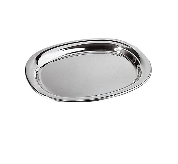 Alessi piatto da portata in acciaio inossidabile 18/10, lucido, 30 cm