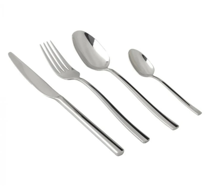 Evviva Acciaio Lucido set 24 posate in acciaio inox