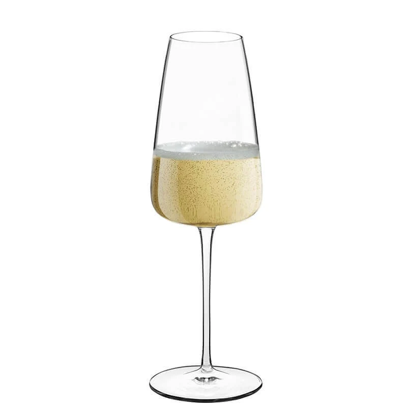 40 cl - Talismano Calice Flute in Vetro - Set 4 Pezzi