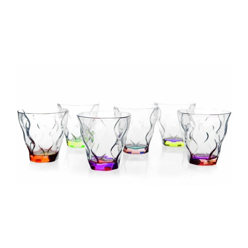 7 cl - Riflessi Bicchiere Liquore in Vetro - Set 6 Pezzi