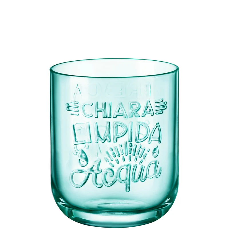 39.5 cl - Graphica Bicchiere Acqua in Vetro - Set 6 Pezzi