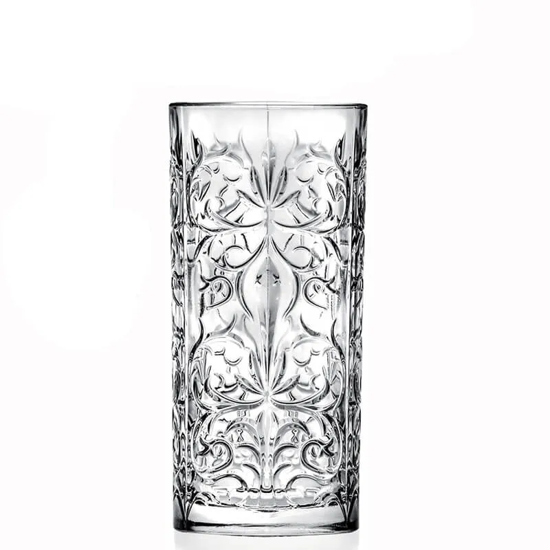 36.8 cl - Tattoo Bicchiere Bibita in Vetro - Set 6 Pezzi